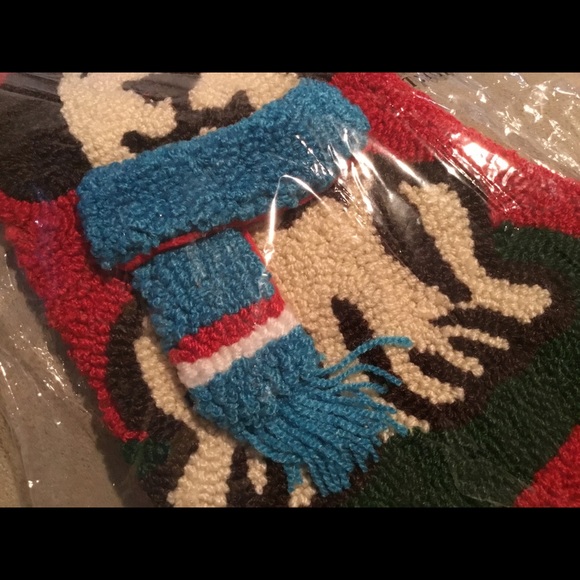 NWT Boston Inter Stocking Dog 3D 19” Hooked - Picture 4 of 5